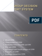 GDSS - Group Decision Support System