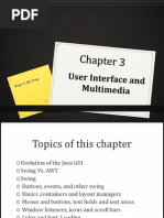 Chapter 3 - GUI and Multimedia