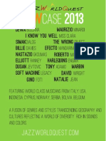 JazzWorldQuest - Showcase 2013 Updated