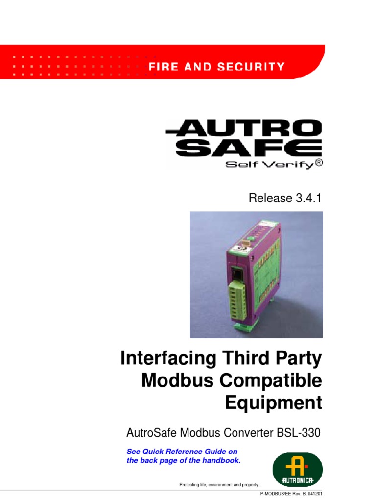 Autronica Modbus - Ee | PDF | Programmable Logic Controller ...