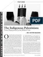 The Indigenous Palestinians - Twice Dispossessed by Biblical Texts
