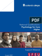 Higher Care - Unit 1 - Psychology For Care