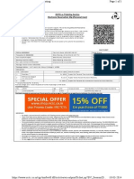 Irctcs E Ticketing Service Electronic Reservation Slip (Personal User)