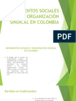 Movimientos Sociales y Organización Sindical en Colombia