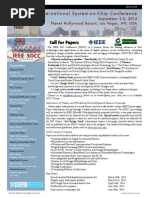 27th IEEE International System-on-Chip Conference: Call For Papers