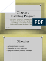 Installing Program: Csnb113 System Administration College of Information Technology Universiti Tenaga Nasional (UNITEN)