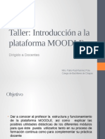 Curso Taller Introduccion A La Plataforma MOODLE