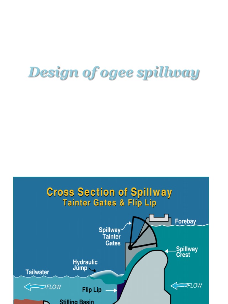 Dam Outlet Works With Design of Spillways and Energy Dissipator Designs