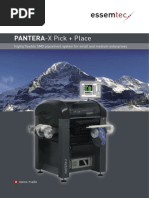 PANTERA X Brochure en Con Logo New