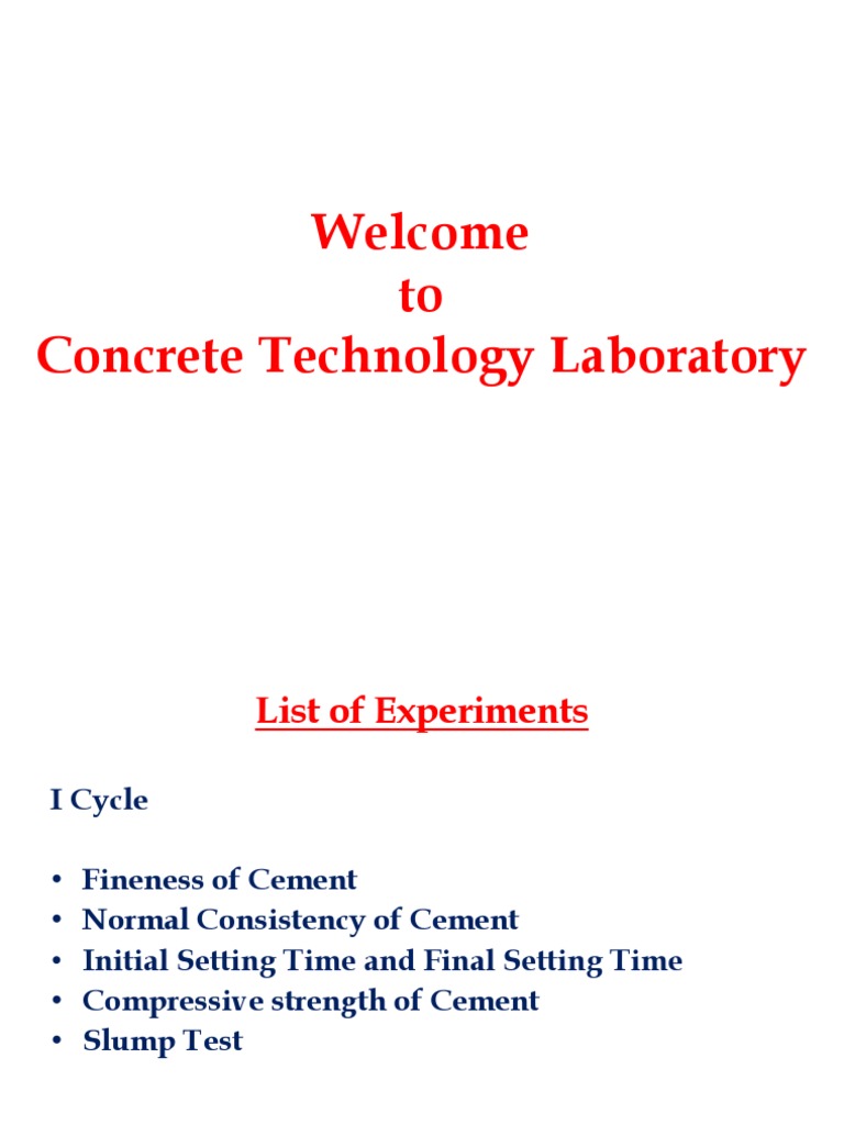 Concrete Lab Manual PDF
