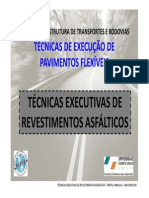 Técnicas de pavimentação asfáltica