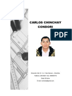Curriculum Carlos Chinchay Condori