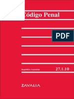 Codigo Penal . Edit. Zavalia