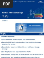 Content Addressed Storage: Section 2: Storage Networking Technologies and Virtualization