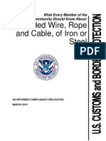 Stranded Wire, Rope and Cable, of Iron or Steel: What Every Member of The Trade Community Should Know About