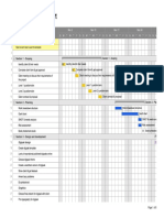 Album Digipak Gantt Chart