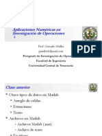 Clase 4 Aplicaciones Numéricas en Investigación de Operaciones