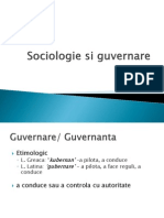 Sociologie Si Guvernare - Cursul 5