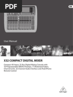 Download Behringer X32 Compact manual by Joel Mercado-See SN213418102 doc pdf