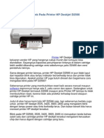 Cara Mengatasi Blink Pada Printer HP Deskjet D2566