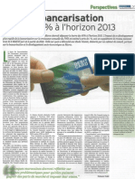 Article Le Matin Etude Bancarisation 2009-01-16