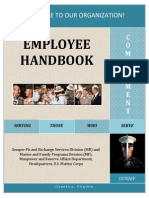 Employee Handbook for Marine Corps Community Services