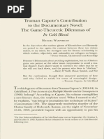 Download Truman Capotes Contributionto the Documentary NovelThe Game-Theoretic Dilemmas ofIn Cold Blood by dwigtrain SN213428593 doc pdf