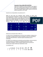 El Sistema de Numeración Chino