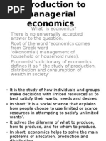 Download Introduction to Economics and Managerial Economics by dj_rocs SN21344276 doc pdf