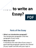 How to Write an Essay (1)