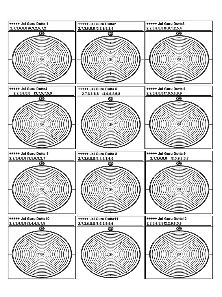 Radionic Rates and Malcolm Rae Cards | PDF