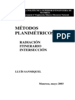 Métodos planimétricos 2003