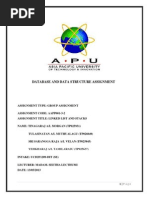 Database and Data Structure Assignment