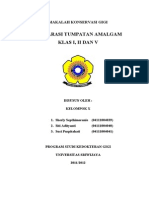 Preparasi Tumpatan Amalgam Klas 1,2,5