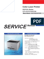 Samsung CLP 310 Series Printer Service Manual