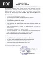 Download PENGUMUMAM BEASISWA TUGAS AKHIR TA 2014 by Billy Le SN213478308 doc pdf