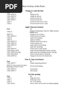 Download Ms Word -- ShortCut Keys by Mohsin SN21347902 doc pdf