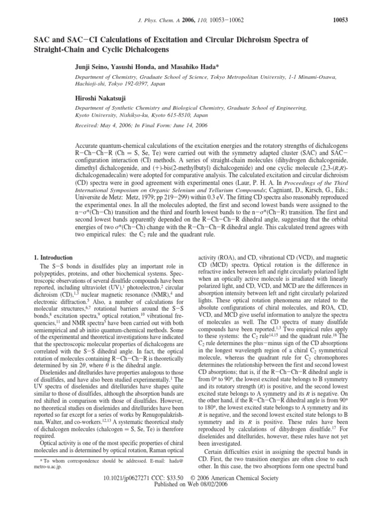 p331 | Molecular Orbital | Spectroscopy
