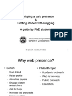 Web Presence For Academics