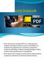 Non Destructive Testing Lab