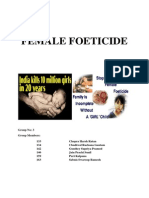 Female Foeticide