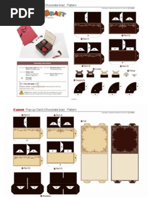 Pop Up Chocolate Box 