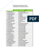 Daftar Nama Peserta Yang Lulus Tes FGD