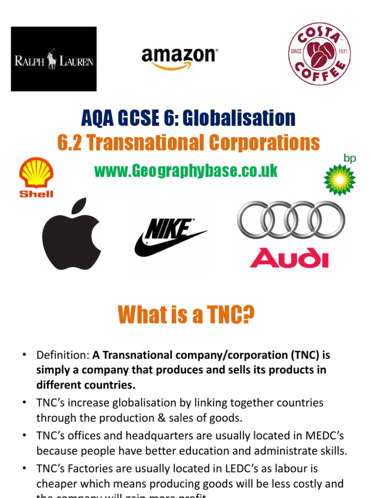 Transnational Corporations | PDF | Coca Cola | Coca