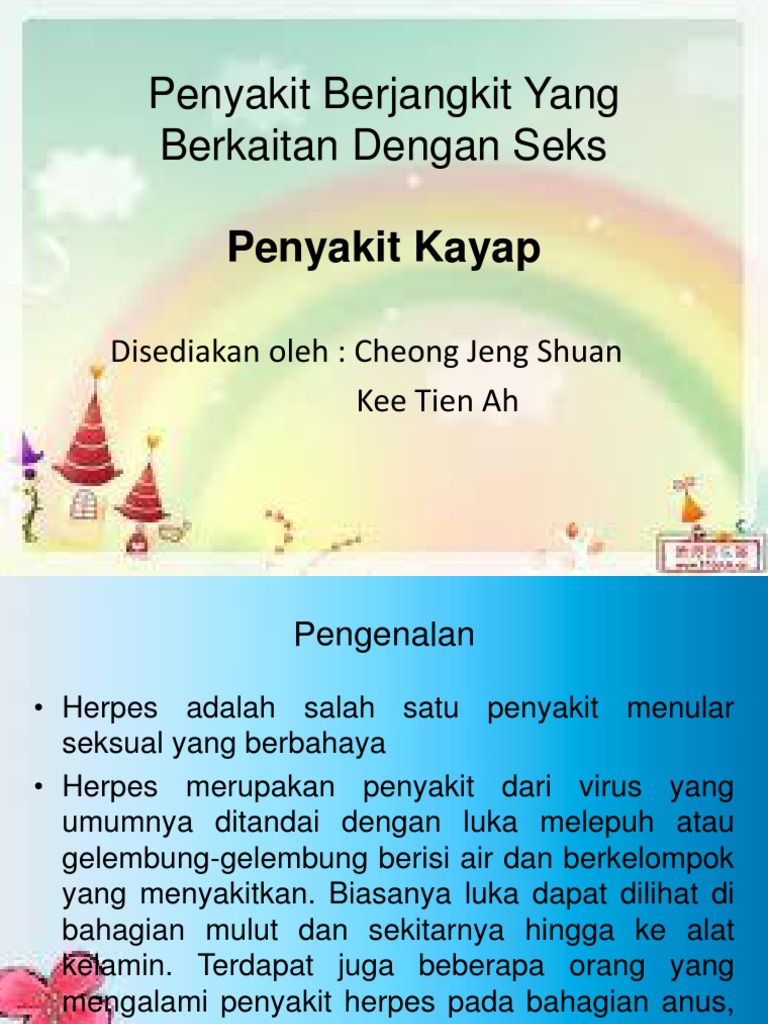 Penyakit Berjangkit Yang Berkaitan Dengan Seks Penyakit Kayap