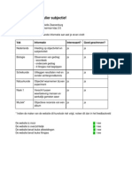 Beoordelingsformulier Subjectief