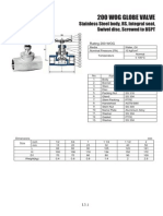 200 Wog Globe Valve