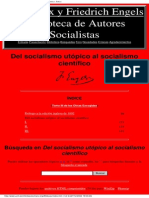 Engels, F. - Del Socialismo Utópico Al Socialismo Científico PDF