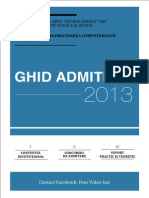 Ghid Admitere Foto Video 2013