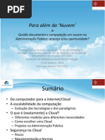 Para além da "nuvem"